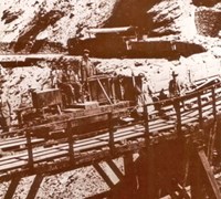 La Ferrovia Decauville, che da Bardonecchia arrivava alla diga di Rochemolles