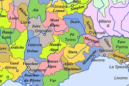 Quando il Piemonte faceva parte della Francia Napoleonica (1798 - 1814)