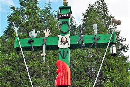 Croce bessans2 LA STORIA DELLE "CROCI DELLA PASSIONE", UNO DEI SIMBOLI DI BESSANS, IN MAURIENNE