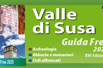 Guida Free 2025 È disponibile la "Guida Free" 2025 della Valle di Susa