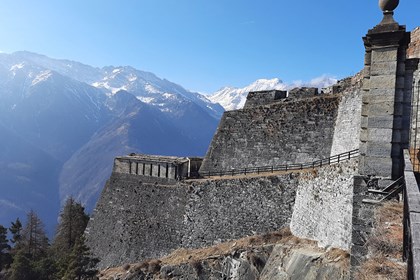 The Fort of Fenestrelle and the Pequerel avalanche guard.