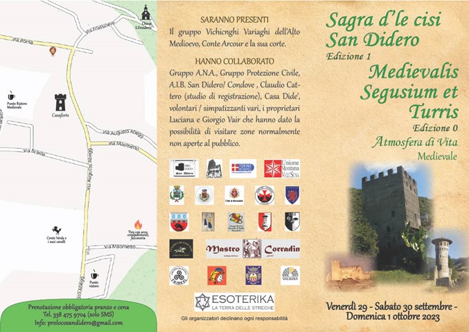 PRIMA EDIZIONE DELLA SAGRA D'LE CISI DI SAN DIDERO