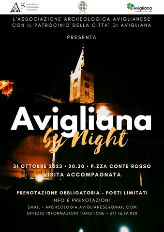 Tour notturno alla scoperta dei segreti di Avigliana. Lo propone l’Associazione Archeologica Aviglianese il 31 ottobre: un Halloween diverso