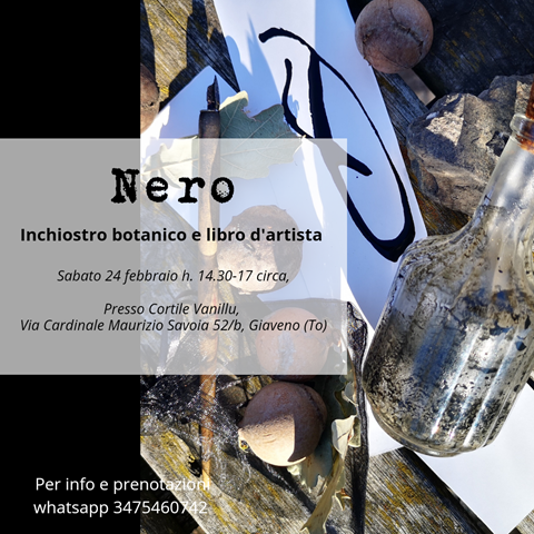 INCHIOSTRO BOTANICO (BLACK INK FROM OAK)