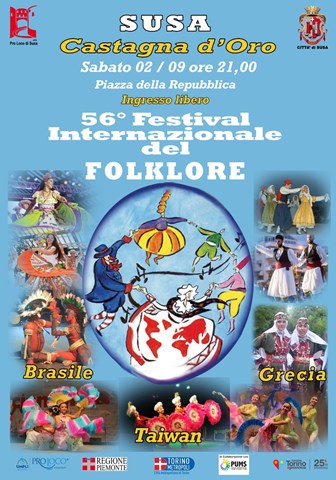Susa, con il Festival del folklore la città si anima di musiche, colori e gusto 