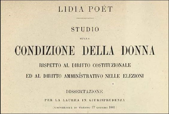 Sulle tracce di Lidia Poët con l'esperienza "La toga negata"