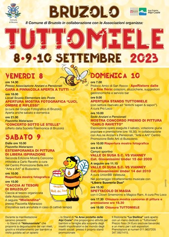 Tre giorni di Tuttomiele a Bruzolo  
