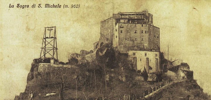 Cover foto epoca Cave e scalpellini per il cantiere della Sacra di San Michele