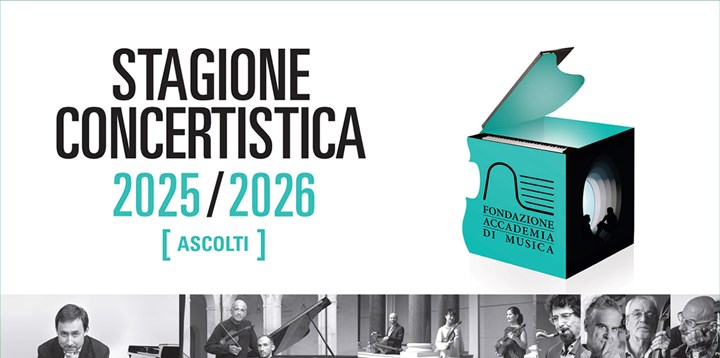 COVER Stagione 2025-2026_web "ASCOLTI", A PINEROLO LA STAGIONE CONCERTISTICA 2024/2025