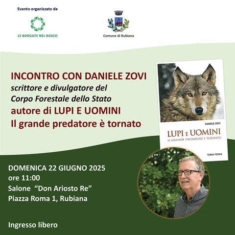 A RUBIANA SI PARLA DI LUPI CON DANIELE ZOVI