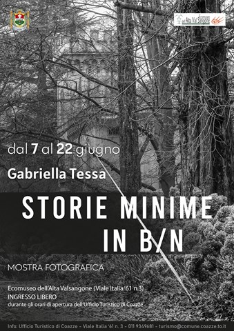 "STORIE MINIME IN B/N" MOSTRA FOTOGRAFICA DI GABRIELLA TESSA
