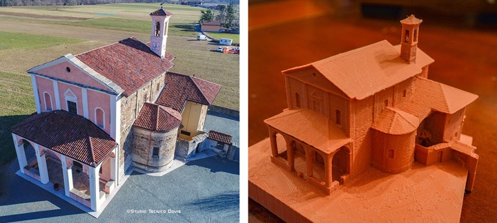 La Cappella Madonna del Bussone di Giaveno: dal rilievo aereo al modello 3D