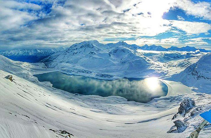 01-19 Il lago del Moncenisio visto dalle piste di Val Cenis. - Val Cenis.jpg