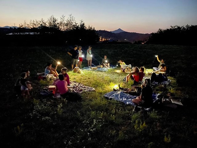Stelle cadenti in vigna da Prever a Villarbasse