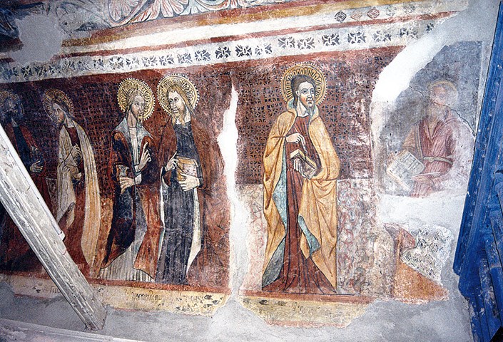 1-3-4 Gravere, Certosa Madonna della Losa, Apostoli, Affresco.jpg