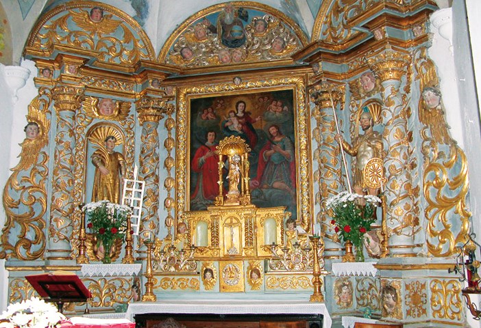 1-4-2 Bardonecchia, Les Arnauds, Parrocchiale S. Lorenzo, Retable, Altare Maggiore, Interno.jpg