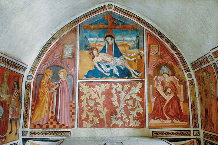 1-4-6 Bardonecchia, Les Arnauds, Cappella du Coignet, Affresco, Interno.jpg