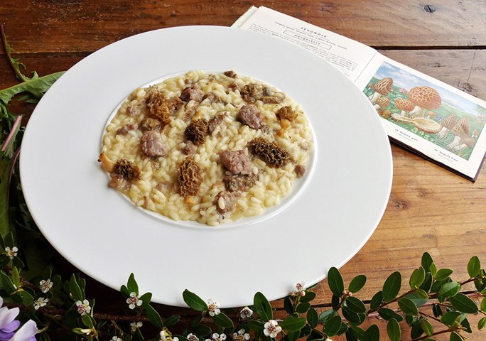 Risotto salsiccia e spugnole new (2).JPG