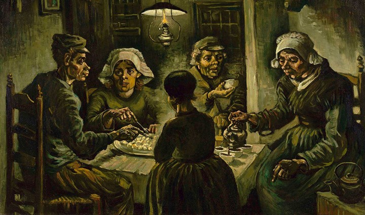 Vincent_van_Gogh_-_The_potato_eaters_-_Google_Art_Project Un tempo era la “Tartifla”, da cui l’attuale “Tartiflette”: piccola storia della patata