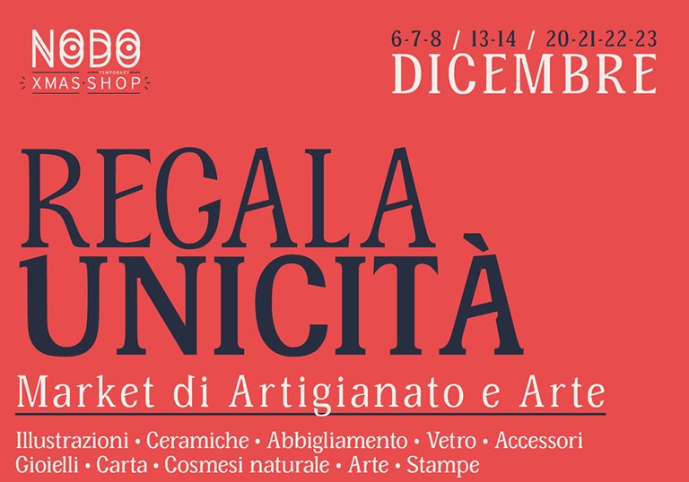 NODO PINEROLO: A DICEMBRE È "XMAS TEMPORARY SHOP"