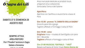 VI Edizione della Festa Patronale di Sant'Egidio - Sagra dei Gili