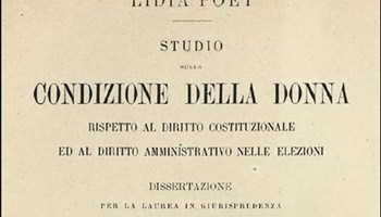 Sulle tracce di Lidia Poët con l'esperienza "La toga negata"