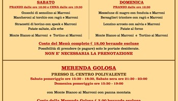 A Villar Focchiardo il 14 e 15 ottobre torna la Sagra Valsusina del Marrone