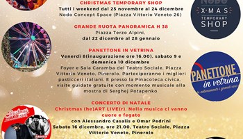 Natale a Pinerolo: la città si veste di arte e luci