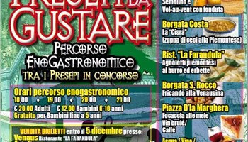 A Venaus i presepi "da gustare"
