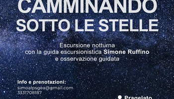 Camminando sotto le stelle a Pragelato