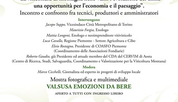 A CONDOVE LA “SUMMER EDITION” DI “VALSUSA EMOZIONI DA BERE”