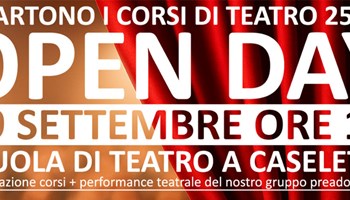 OPEN DAY CORSI DI TEATRO A CASELETTE