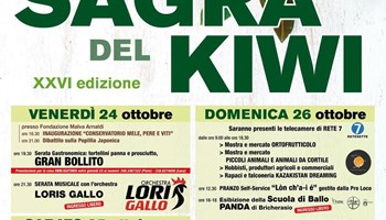 LA SAGRA DEL KIWI DI BIBIANA, UNA VETRINA DELLA PRODUZIONE FRUTTICOLA