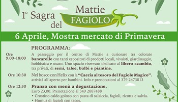 A MATTIE LA SAGRA DEL FAGIOLO E MOSTRA MERCATO DI PRIMAVERA