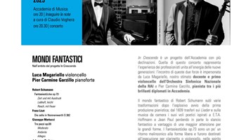 MONDI FANTASTICI A PINEROLO: LUCA MAGARIELLO E PIER CARMINE GARZILLO