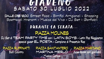 Una notte Bianca ed Ecologica sabato 30 luglio a Giaveno
