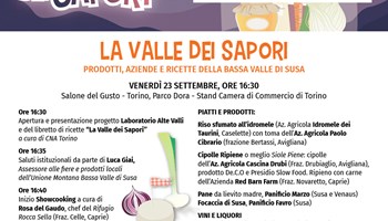 I sapori della Valle di Susa al Salone del Gusto 2022