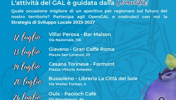 Aperitivi rurali con il Gal Escartons e Valli Valdesi