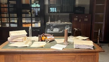 3 Ex Dinamitificio Nobel interno ricostruzione laboratorio Museo del Dinamitificio Nobel