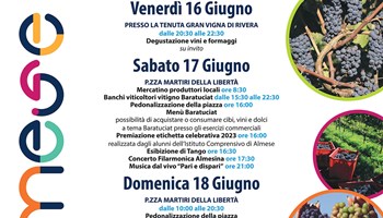 La Sagra del Baratuciat ad Almese dal 16 al 18 giugno 2023