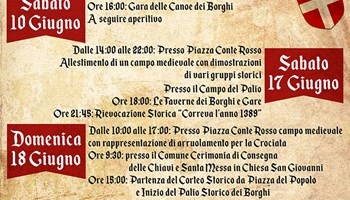 Palio dei Borghi ad Avigliana: 10, 17 e 18 giugno 2023