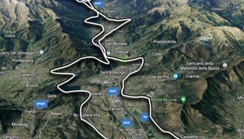 mappa_traccia_01_tonio-p-800-1 7 e 8 settembre 2024: "Pellegrina Bike Marathon", in bici sulla Via Francigena