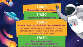 Un “Carnevale spaziale” ad Almese e Villar Dora