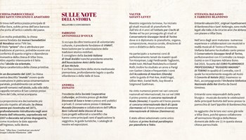 Sulle note della storia, per la parrocchiale di Villar Dora
