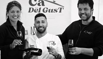 Da sinistra Martina De Matteis, Giuseppe Romeo e Ezio Canale Azienda Agricola Venturino... e il Ciabot di Giaveno!