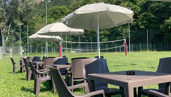 Sacra e tavolini Bicigrill San Michele