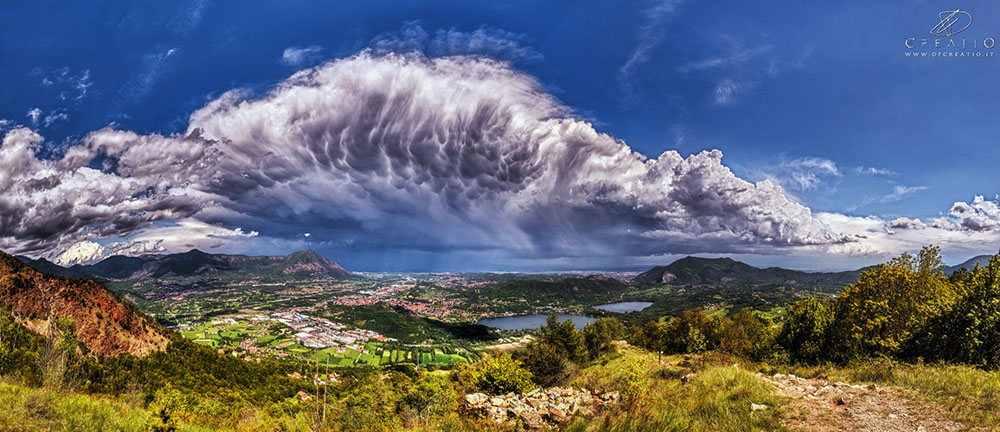 enorme nuvola "Mammatus"