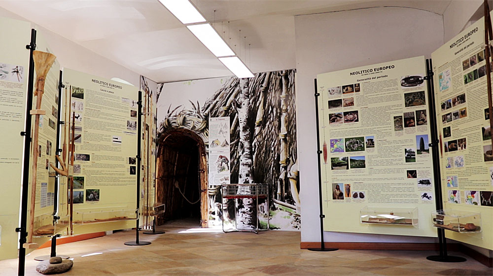 Museo Laboratorio della Preistoria di Vaie, interno