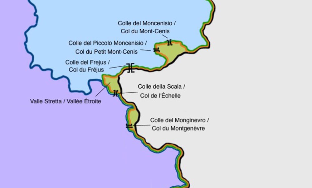 Evoluzione del confine Franco-Italiano