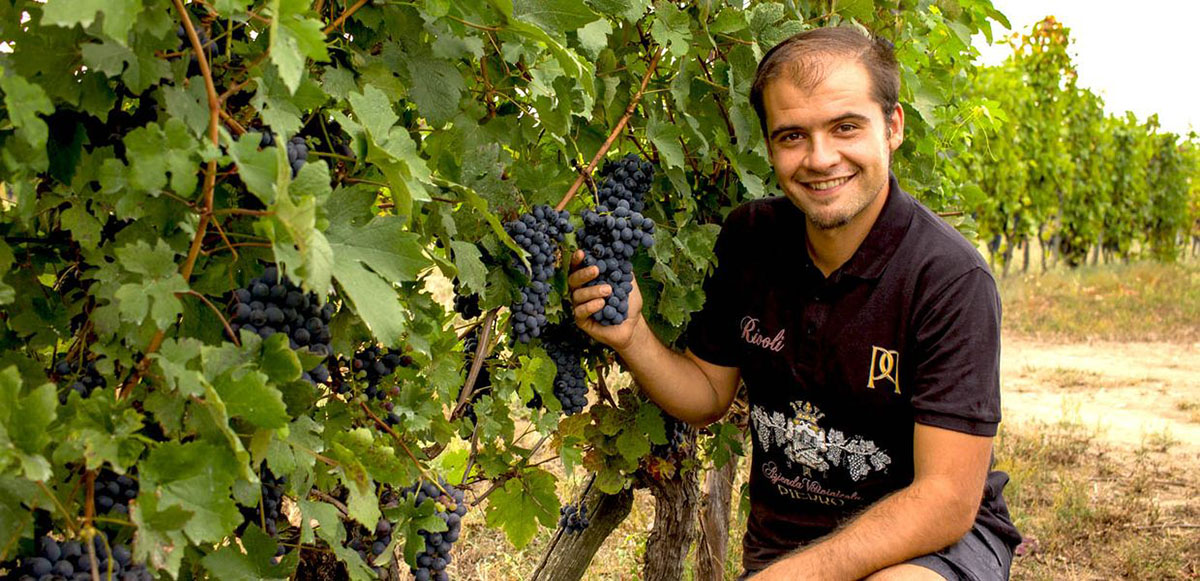 Paolo Pierro in vigna